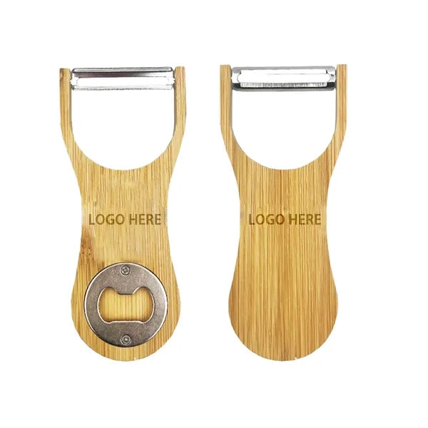 Bamboo Fruit Peeler Bottle Opener