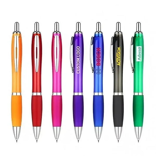 Satin Curvy Ballpoint Click Pen