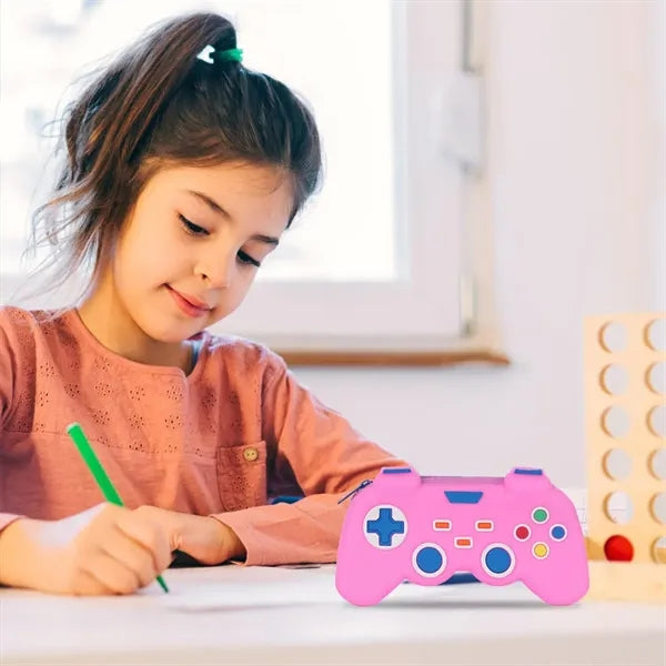 Game Controller Shaped Durable Spacious Silicone Pencil Case