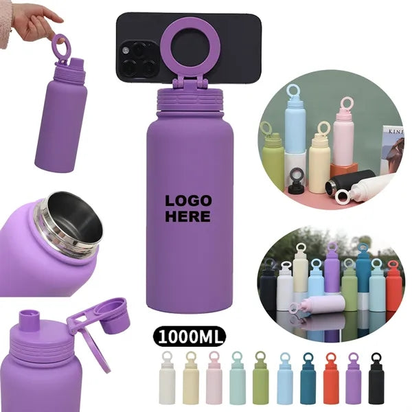 34 oz Double-Wall Insulated Stainless Steel Water Bottle