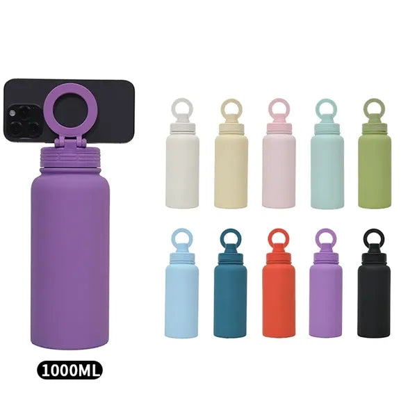 34 oz Double-Wall Insulated Stainless Steel Water Bottle