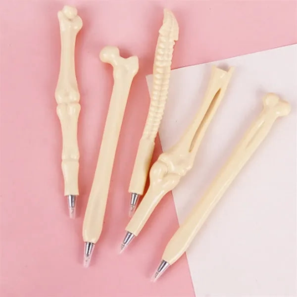 Bone-Shaped Lightweight Durable Comfort Grip Ballpoint Pens