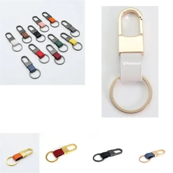 Leather Car Keychain