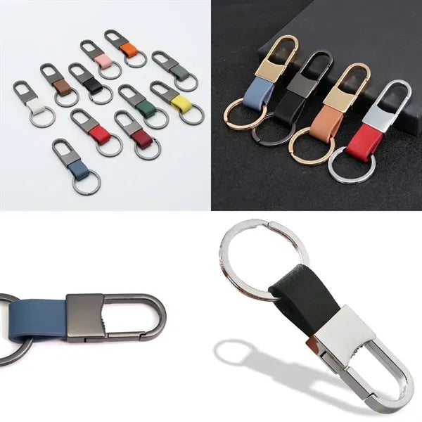 Leather Car Keychain