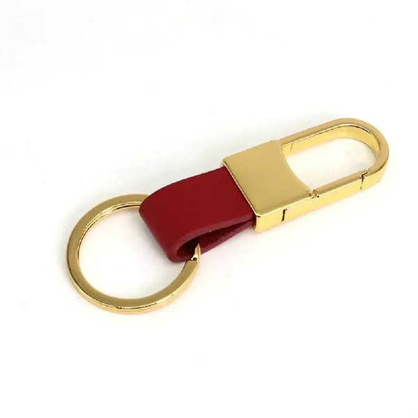 Leather Car Keychain
