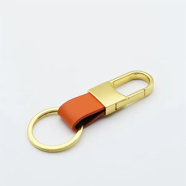 Leather Car Keychain