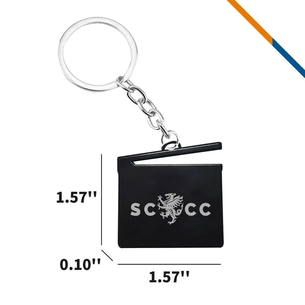 Director Clapboard Keychain