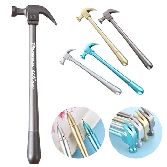 Hammer-Shaped Ergonomic Smooth Writing Refillable Gel Pen