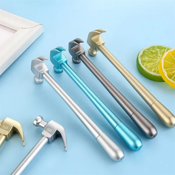 Hammer-Shaped Ergonomic Smooth Writing Refillable Gel Pen