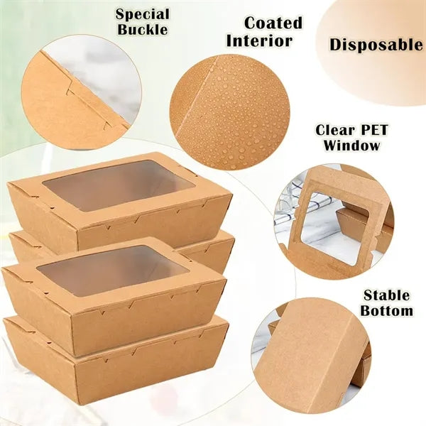 Party picnic lunch cookie boxes take out food containers