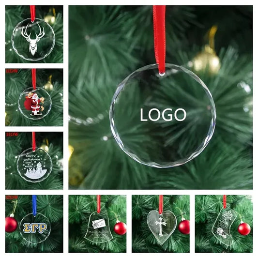 Christmas Crystal Decoration Hanging Ornament