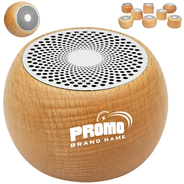 Wood Mini Bluetooth Speaker with Custom Logo