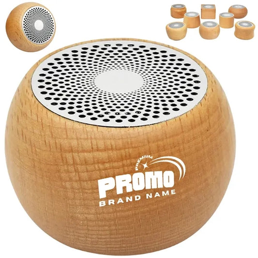 Wood Mini Bluetooth Speaker with Custom Logo