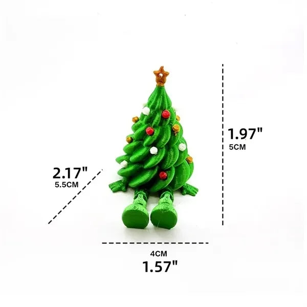 3D Printed Christmas Tree Desktop Ornament