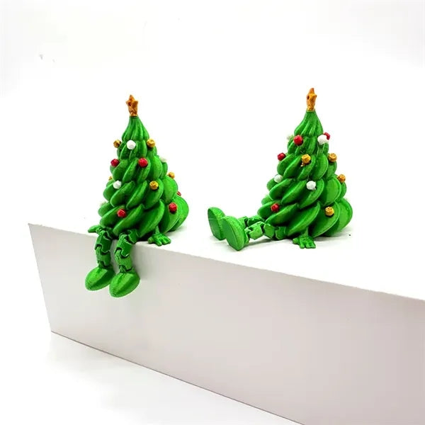 3D Printed Christmas Tree Desktop Ornament