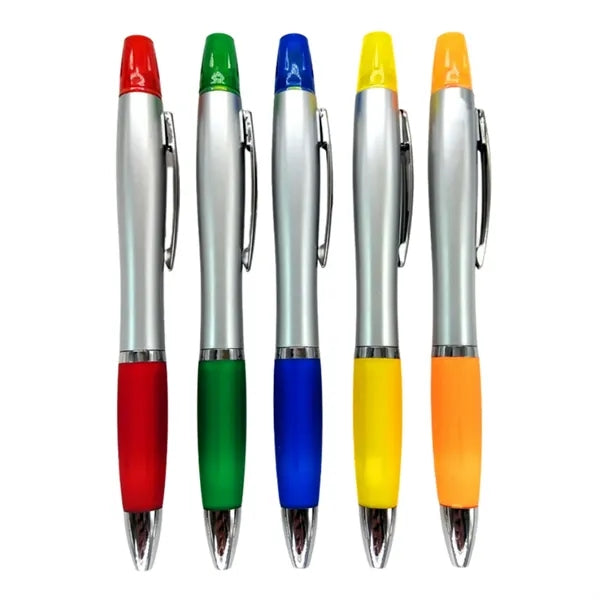2 in 1 Multi-functional Pen, Highlighter Pen and Ballpoint P