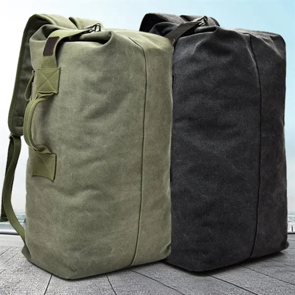 Large capacity top load travel tactical backpack duffel bag