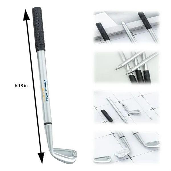Golf Club-Shaped Lightweight Refillable Ballpoint Pen