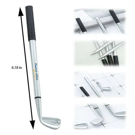 Golf Club-Shaped Lightweight Refillable Ballpoint Pen