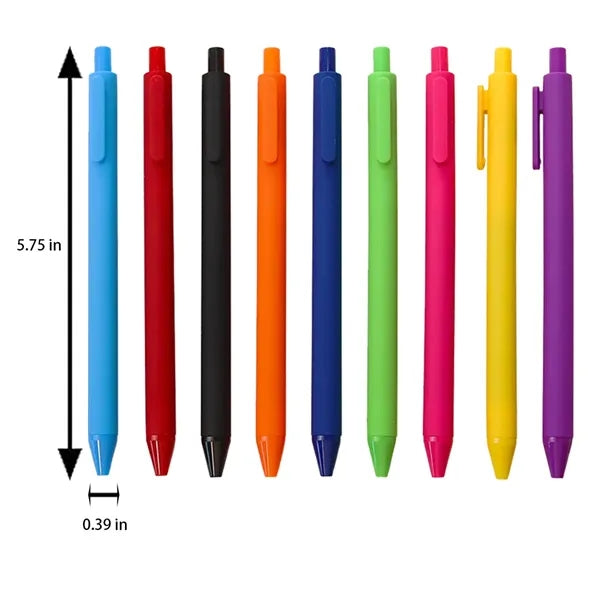 Anti-Skid Grip Large Ink Capacity Press-Type Ballpoint Pen