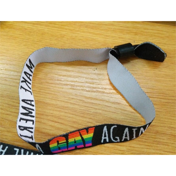 Woven Lanyard Wristband concert band