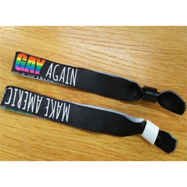 Woven Lanyard Wristband concert band