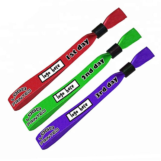 Fabric Wristband with Locking Ball