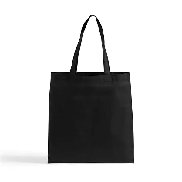 6oz Econo Black Cotton Tote Bag