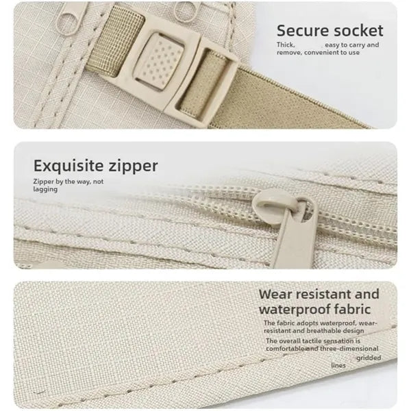Ultra Light Slim Sports Money Belt Pouch Phone Holder