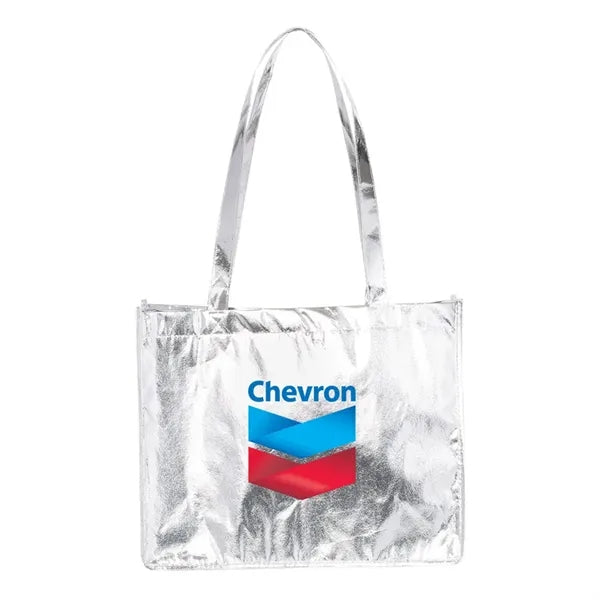 Luxe Metallic Tote