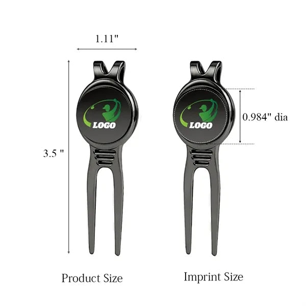 Divot Tool with Custom Logo Ball Marker