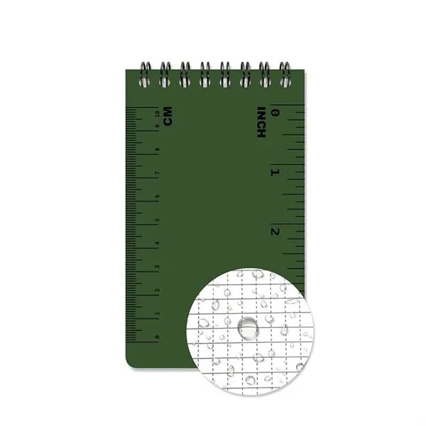 Weatherproof Top Spiral Memo Notebook