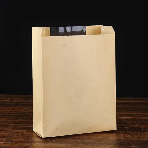 Paper Bread Loaf Bag with Window Kraft