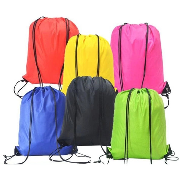 PolyDrawstring Tote Bag shopping bag sports bag custom logo