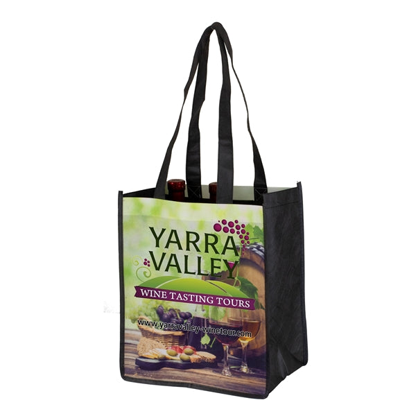 8" x 10" x 4" - SAWGRASS Full Color Import Tote Bag