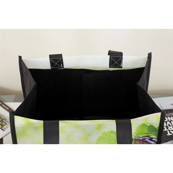 8" x 10" x 4" - SAWGRASS Full Color Import Tote Bag