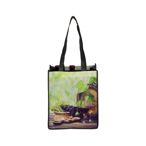 8" x 10" x 4" - SAWGRASS Full Color Import Tote Bag