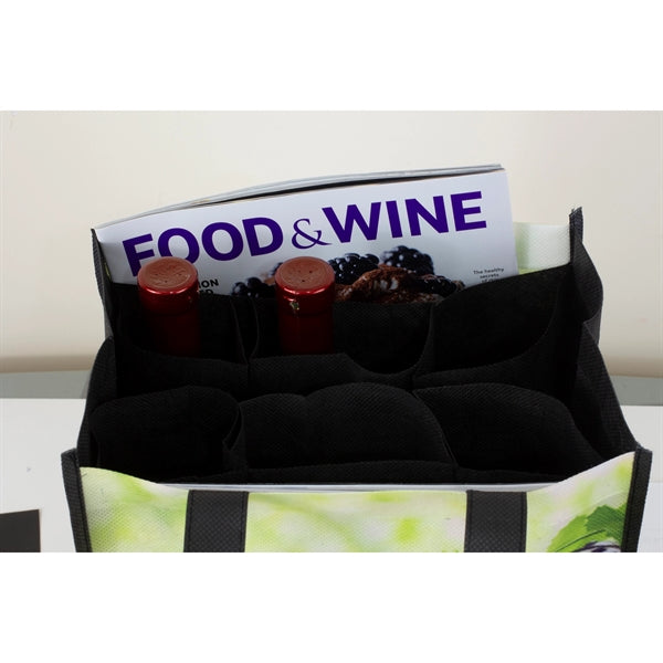8" x 10" x 4" - SAWGRASS Full Color Import Tote Bag