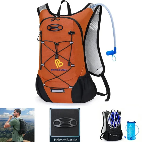 Foldable Hiking Backpack With Hydration Bag