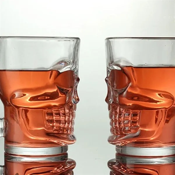 17oz Durable Thick Heat-Resistant Skull Glass Beer Mug
