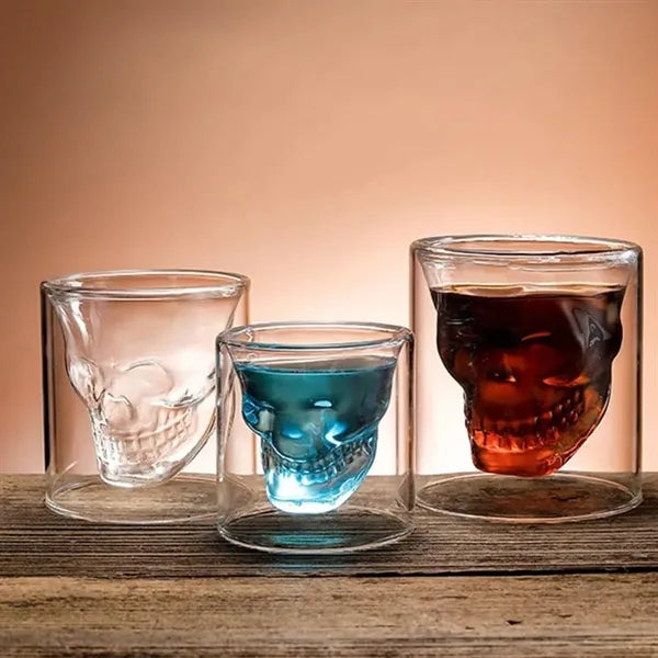 8.5 oz Wide Mouth Thermal Insulated Double-Wall Skull Mug