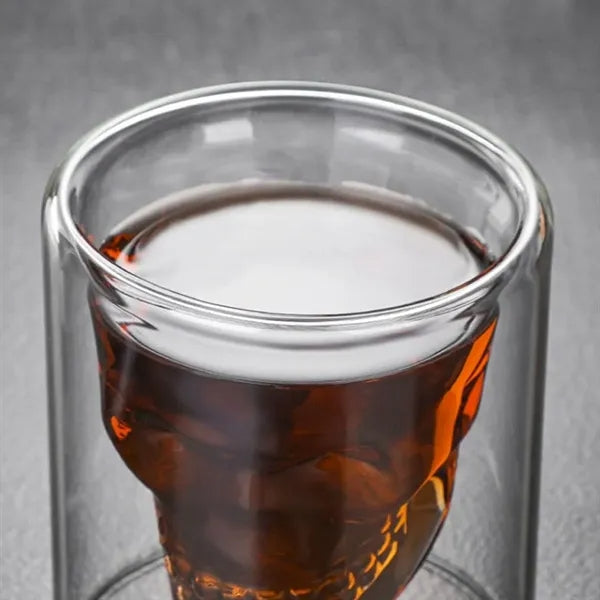 8.5 oz Wide Mouth Thermal Insulated Double-Wall Skull Mug