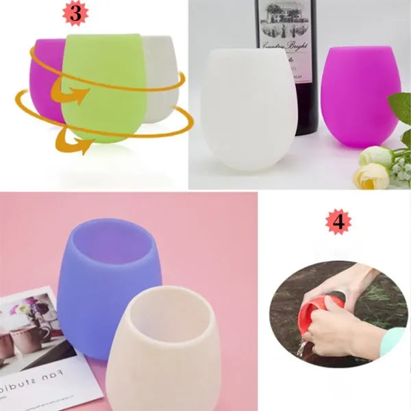 12-oz Lightweight Heat Resistant Unbreakable Silicone Cup