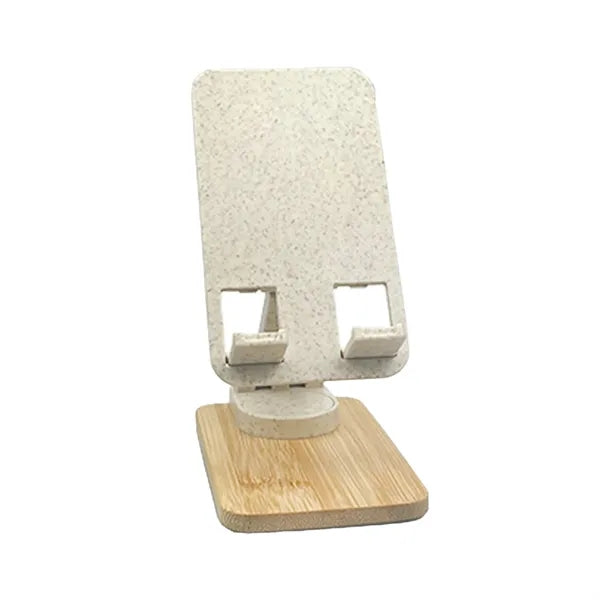 Bamboo-Based Wheat Straw Eco-Friendly Foldable Phone Stand