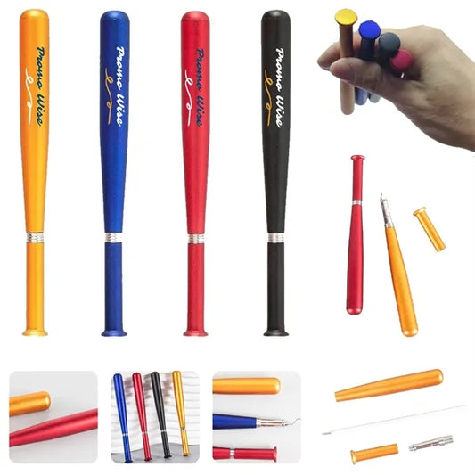 Baseball Bat Smudge-Proof Large Ink Capacity Ballpoint Pen