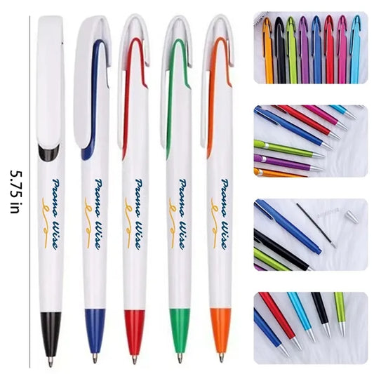 Lightweight Ergonomic Replaceable Refill Click Ballpoint Pen