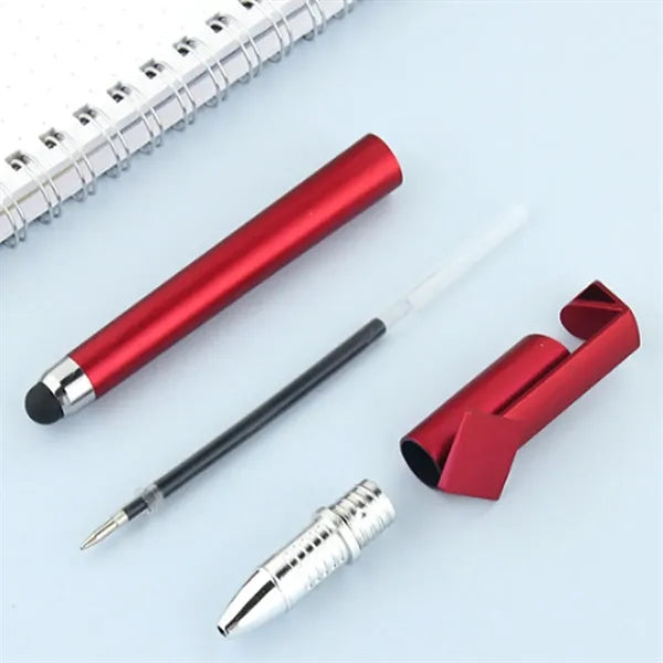 3-in-1 Lightweight Stylus Ballpoint Pen As Phone Stand