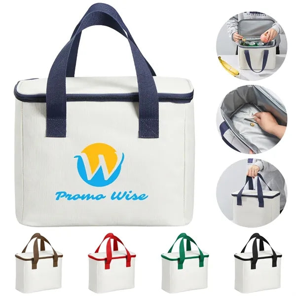 Foldable Lightweight Spacious Insulated Zipper Lunch Tote