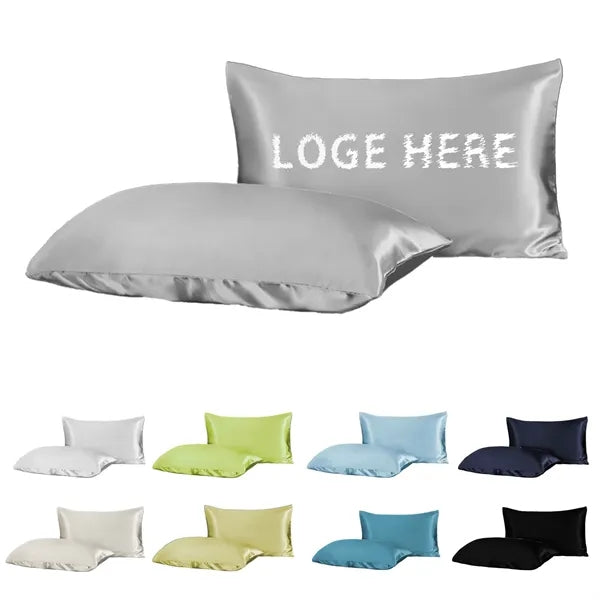 30" x 20" 2-Piece Satin Pillowcase Set