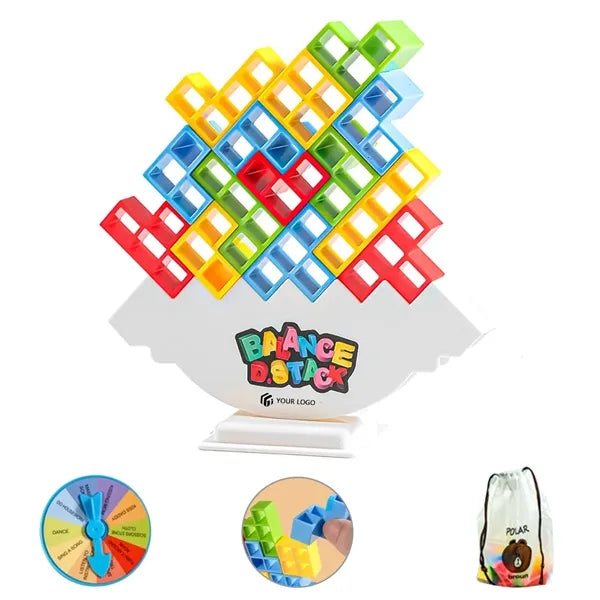 Team toy parties travel family balance stacking blocks game